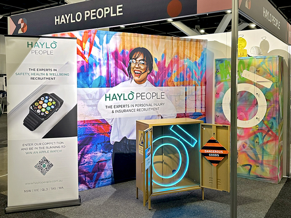 Haylo stand at the World Congress on Safety and Health at Work - Sydney 2023